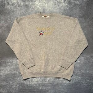 Vintage Tommy‎ Hilfiger Gray Crewneck Sweatshirt Women's XL Tommy Girl